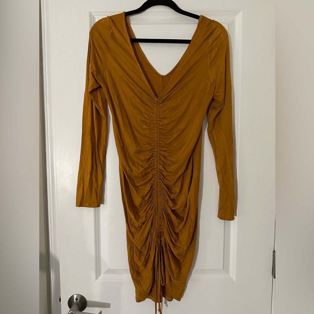 Mustard dress